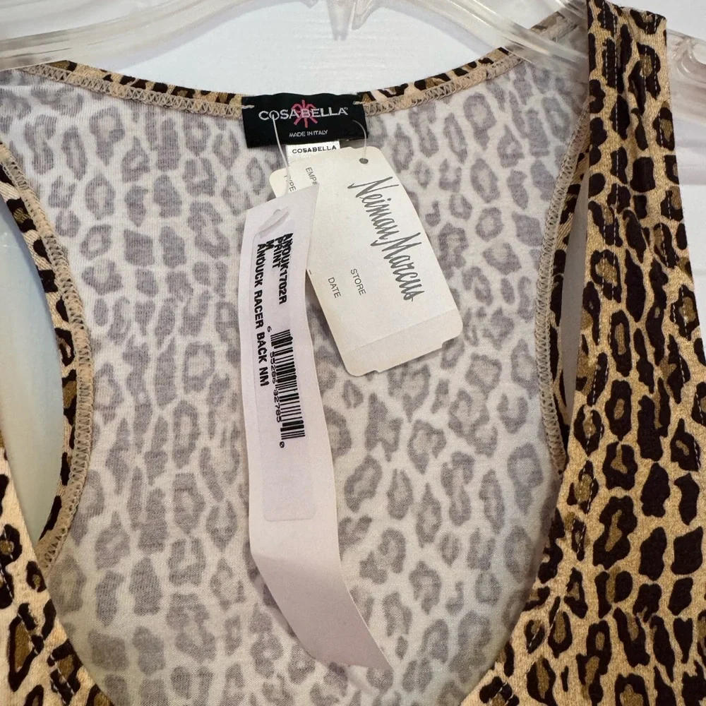 Animal Print Racer Back Tank - Picture 4 of 4